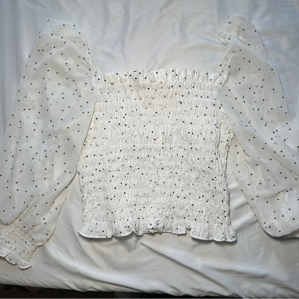 H&M polka dot shirt